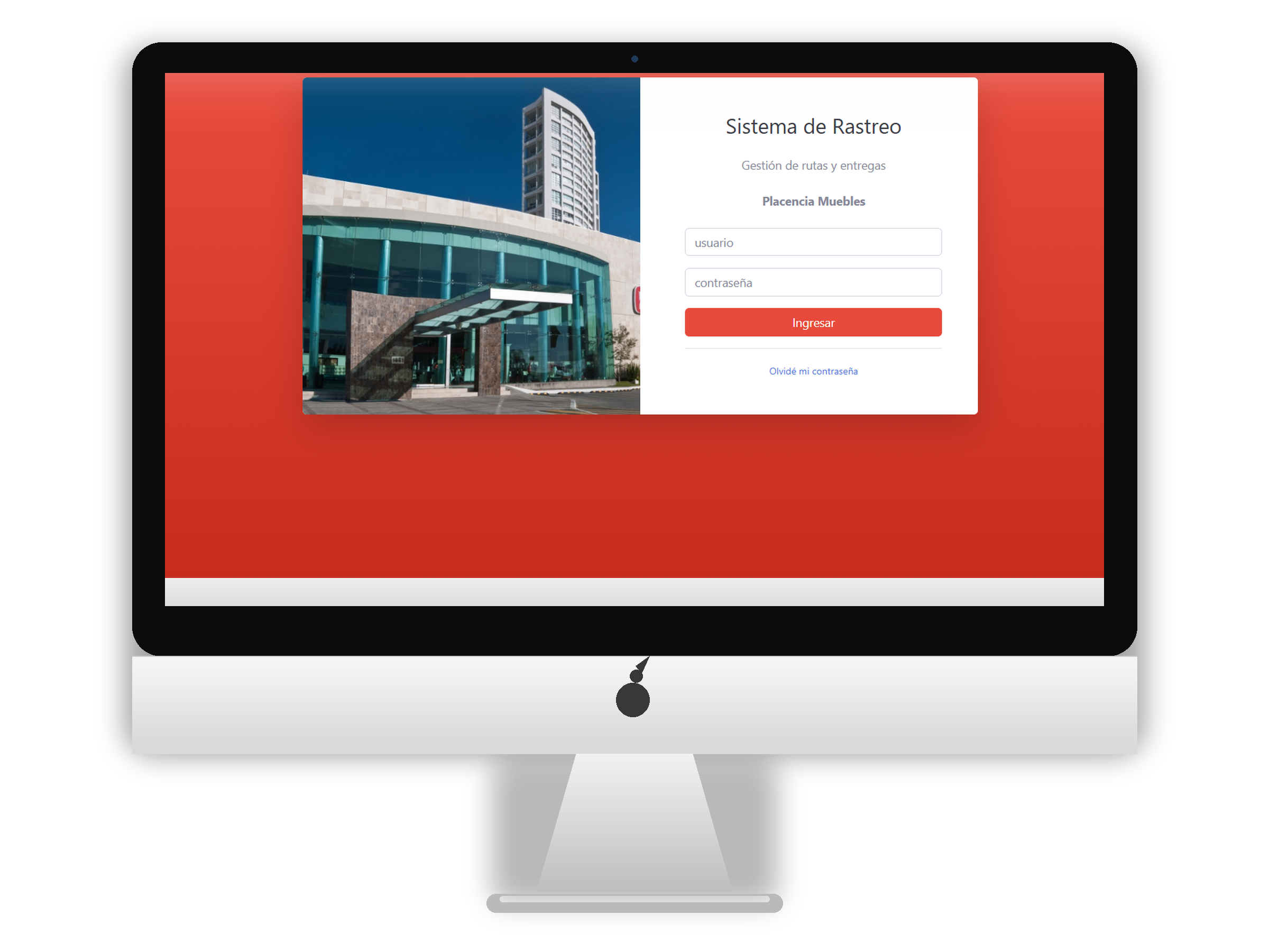 Acceso al sistema de rastreo de Placencia