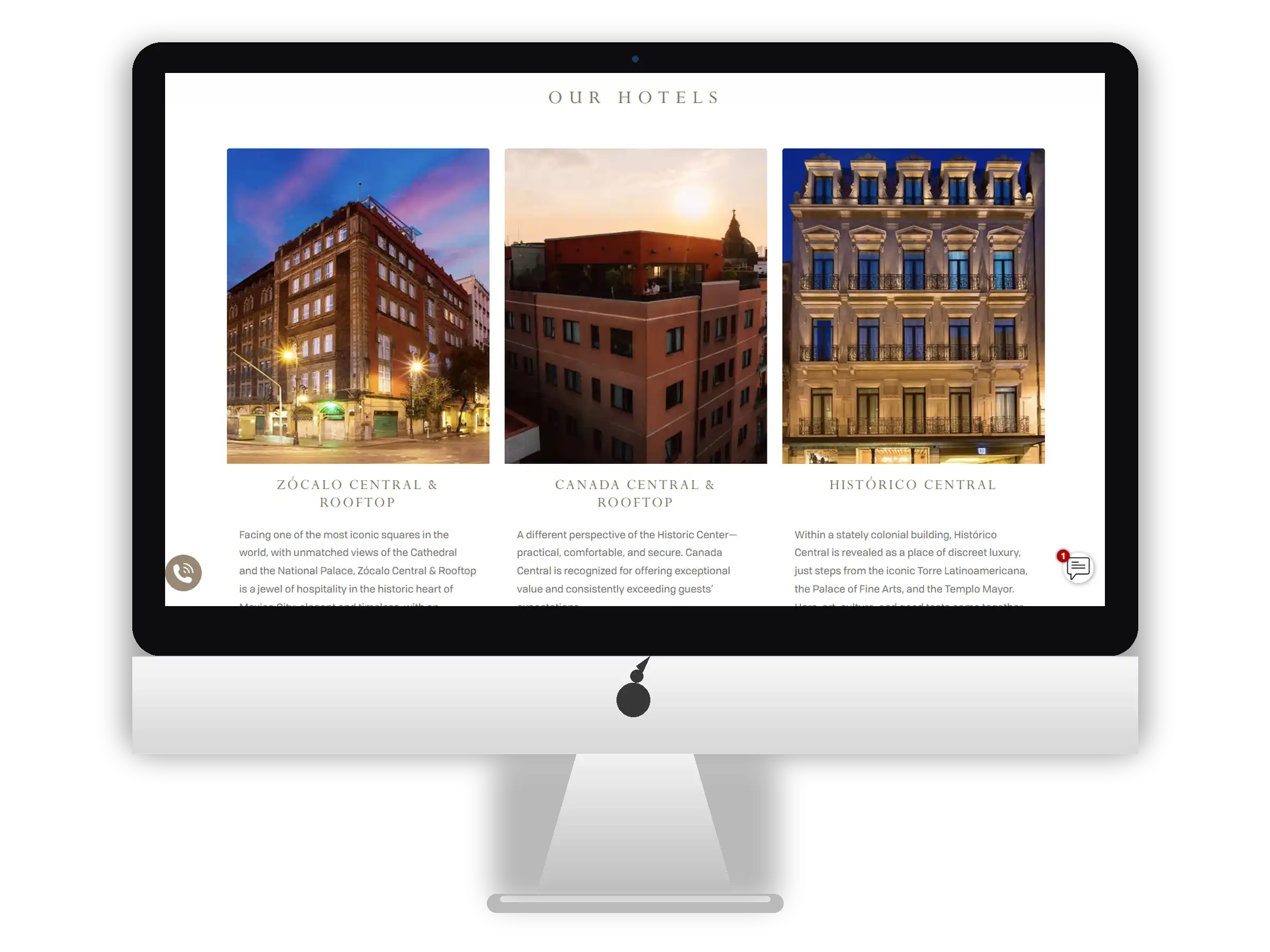 Después: sitio modernizado (centralhoteles.com)