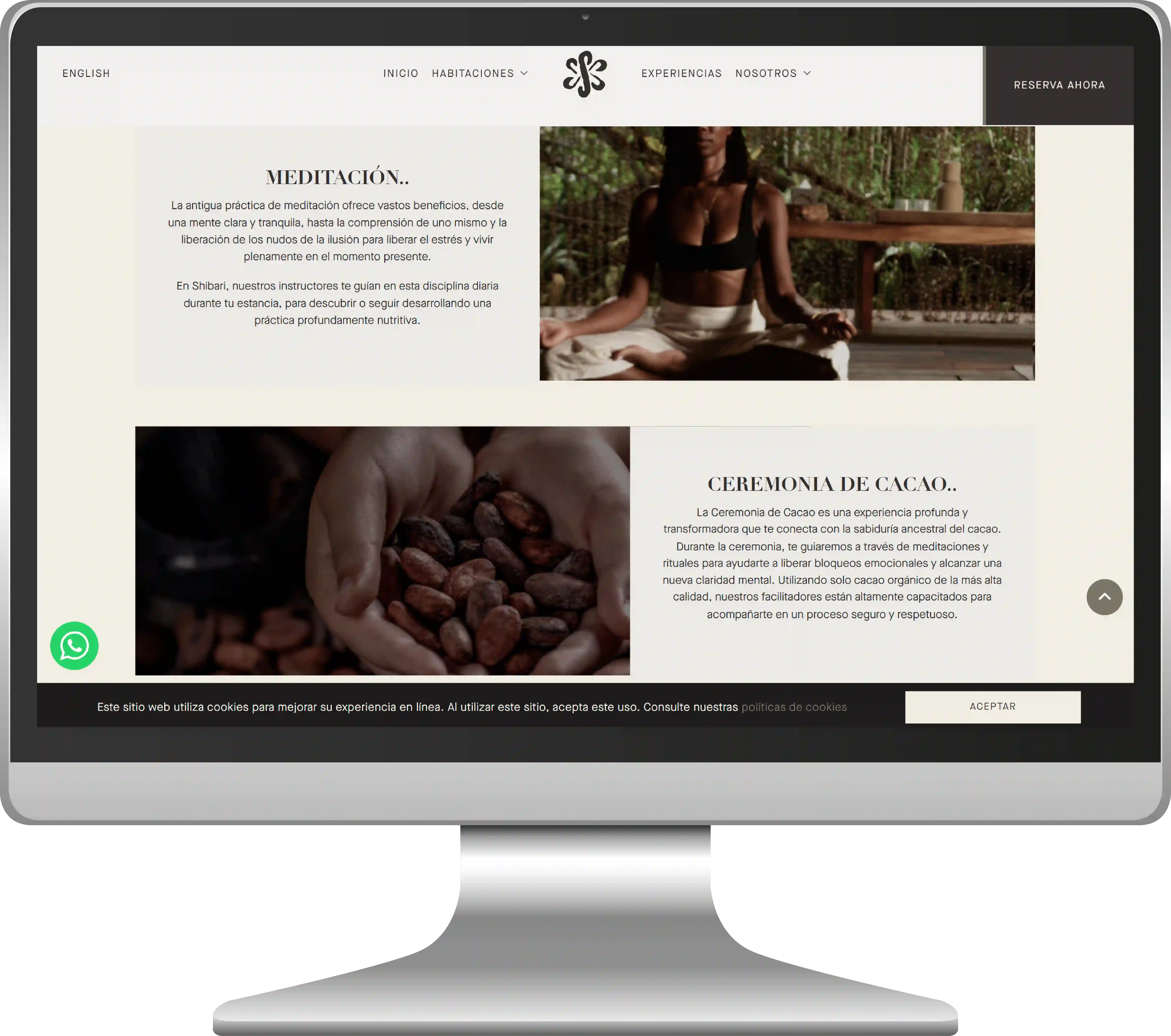 Proyecto administrado en Umbraco con bloques visuales y contenido editorial